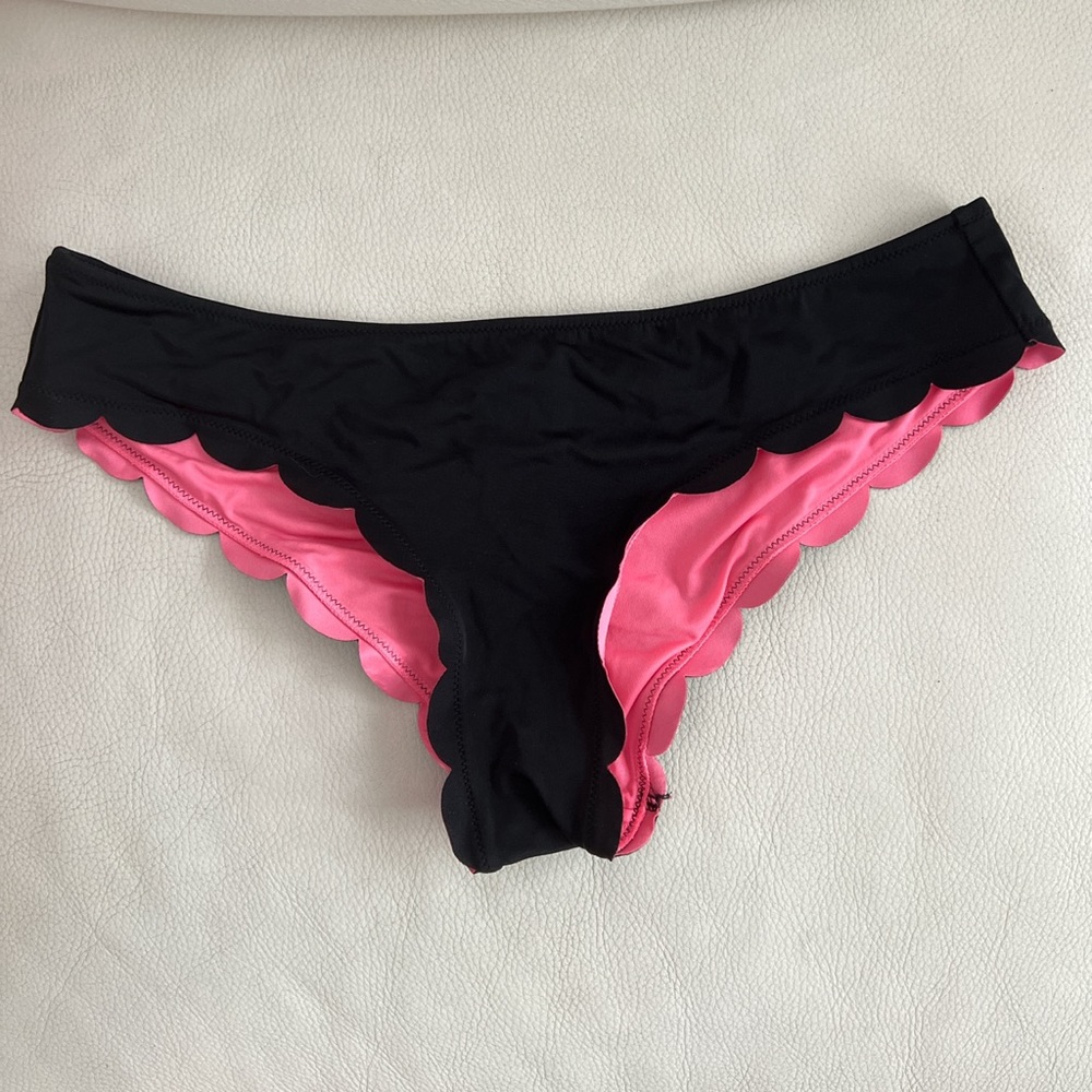 Victorias Secret Pink Scalloped Bikini Bottoms